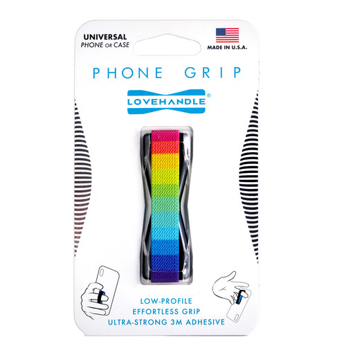 Lovehandle - L-021-01 - Multicolored Rainbow Phone Grip For All Mobile Devices