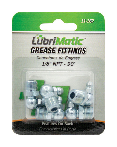 Lubrimatic - 11167 - 90 degree Grease Fittings - 5/Pack