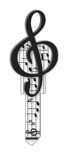 Lucky Line - B125K - Key Shapes Music House Key Blank KW1/11 Double sided For Kwikset