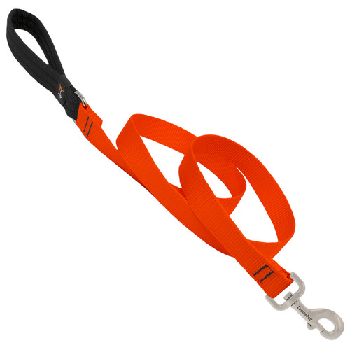 Lupine - 52559 - Pet Basic Solids Blaze Orange Blaze Orange Nylon Dog Leash