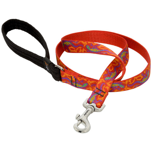 Lupine - 41009 - Pet Original Designs Multicolor Go Go Gecko Nylon Dog Leash