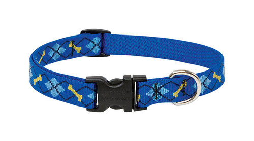 Lupine - 41801 - Pet Original Designs Multicolor Dapper Dog Nylon Dog Adjustable Collar