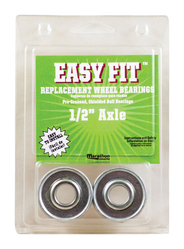 Marathon - 60020 - Easy Fit 500 lb. capacity Wheel Bearings Steel - 2/Pack