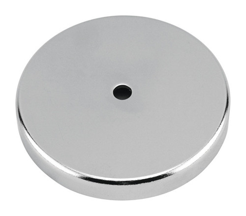 Master Magnetics - 7216 - .283 in. Ceramic Round Base Magnet 16 lb. pull 3.4 MGOe Silver 1/pc.