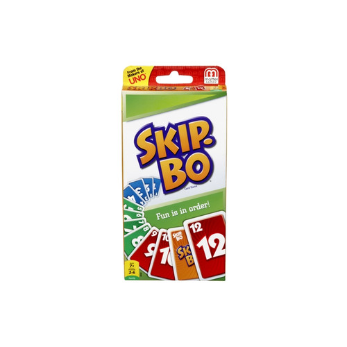 Mattel - 42050 - Games Skip-Bo Card Game Cardboard Multicolored 162/pc.