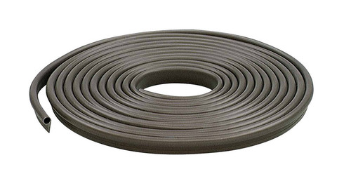 M-D - 78196 - Brown Vinyl Gasket Weatherstrip For Doors and Windows, Doors and Windows 17 ft. L x 1/2 in.