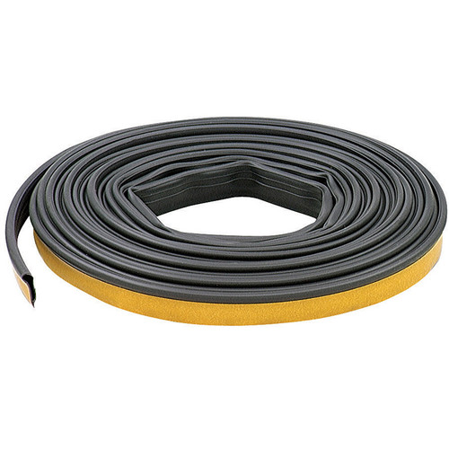 M-D - 68668 - Black Silicone Weatherstrip For Doors, Doors 20 ft. L x 1/4 in.