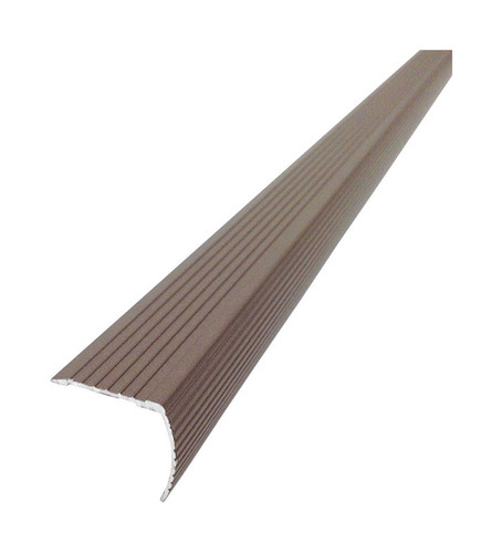 M-D - 43311 - Cinch 1-1/8 in. H x 36 in. L Prefinished Brown Aluminum Stair Edge