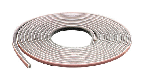 M-D - 4267 - Gray Pile Weatherstrip For Doors and Windows, Doors and Windows 17 ft. L x 7/32 in.
