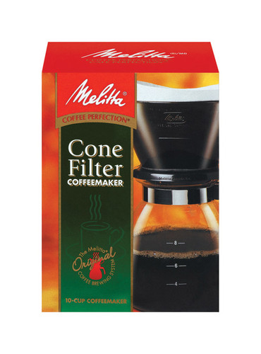 Melitta - 640616 - 10 cups Black Pour-Over Coffee Brewer