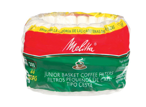 Melitta - 62914 - 4-6 cups White Basket Coffee Filter - 200/Pack