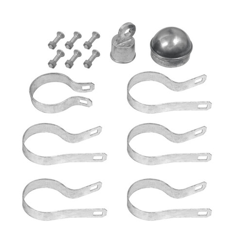 Midwest Air Technologies - 328644C - YardGard 6 in. H Aluminum Chain Link Fence End/Gate Post Kit