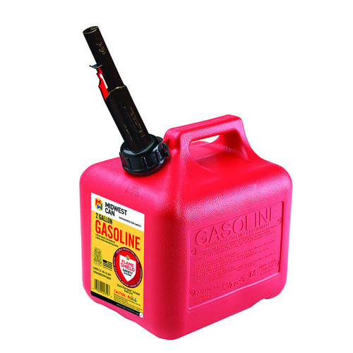 Midwest Can - 2310 - FlameShield Safety System Plastic Gas Can 2 gal.