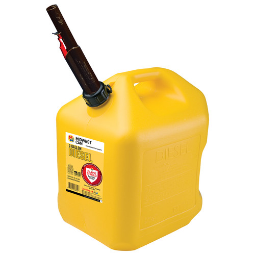 Midwest Can - 8610 - FlameShield Safety System Plastic Safety Diesel Can 5 gal.