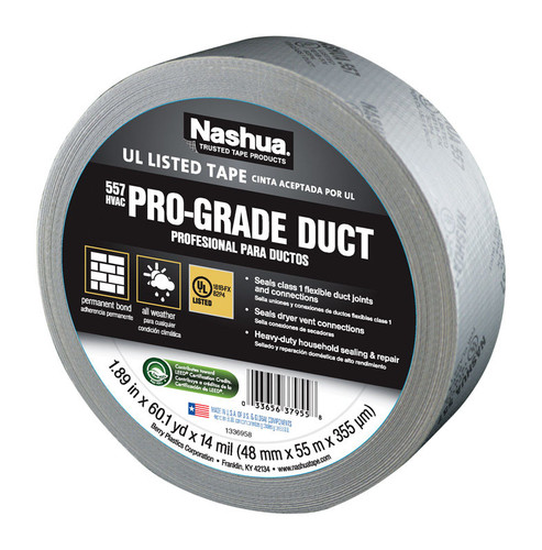 Nashua - 1542699 - 1.89 in. W x 60.1 yd. L Silver Duct Tape
