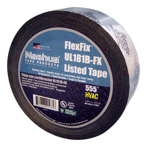 Nashua - 1529786 - 1.89 in. W x 120 yd. L Black Duct Tape