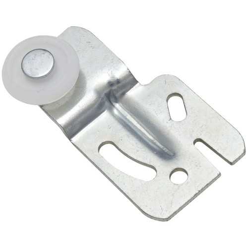 National Hardware - N344-879 - Zinc-Plated Silver Plastic/Steel Sliding Door Hangers - 2/Pack