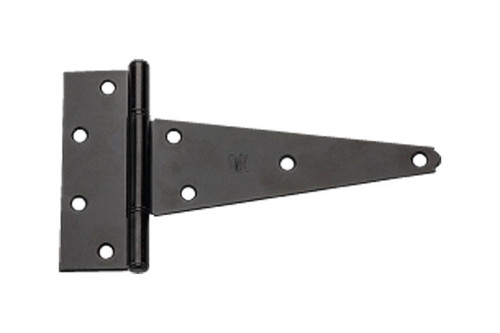 National Hardware - N129-213 - 8 in. L Black Extra Heavy Duty T-Hinge - 2/Pack