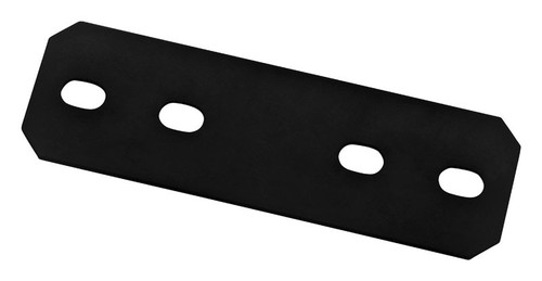 National Hardware - N351-453 - 9.5 in. H x 1/8 in. W x 3 in. L Black Steel Mending Plate