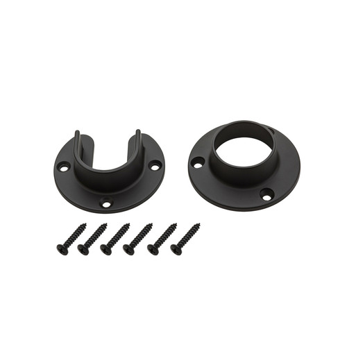 National Hardware - S822-081 - 1.31 in. Dia. Oil-Rubbed Bronze Steel Closet Flange Set