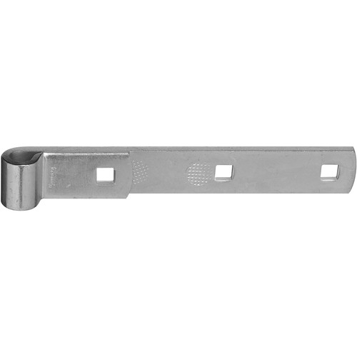 National Hardware - N131-102 - 8 in. L Zinc-Plated Silver Steel Hinge Strap - 1/Pack