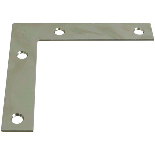 National Hardware - N266-569 - 4 in. H x 0.75 in. W x 0.07 in. D Zinc-Plated Steel Flat Corner Brace