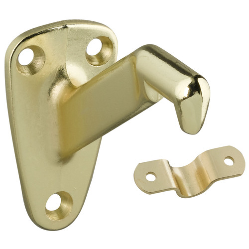 National Hardware - N243-667 - Gold Zinc Die Cast w/Steel Strap Handrail Bracket 3.31 in. L 250 lb.