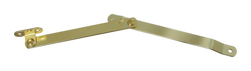 National Hardware - N208-611 - Brass-Plated Steel Left Hand Folding Support - 1/Pack 6 in.