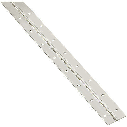 National Hardware - N148-171 - 30 in. L Nickel Continuous Hinge - 1/Pack