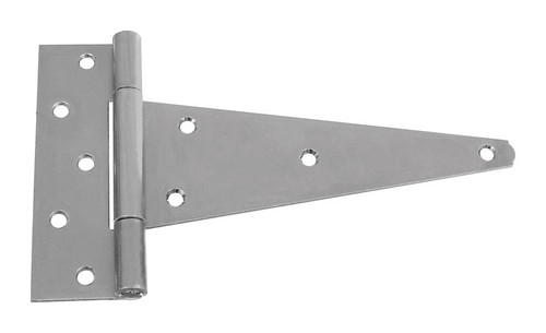 National Hardware - N128-900 - 10 in. L Zinc-Plated Extra Heavy Duty T-Hinge - 1/Pack