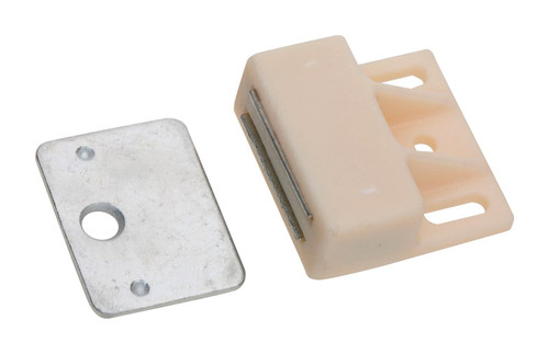 National Hardware - N149-823 - Magnecatch White Nylon/Steel 1 in. - 1/Pack Cabinet Catch