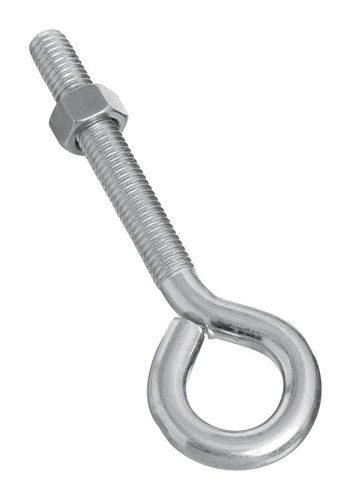 National Hardware - N221-317 - 1/2 in. x 6 in. L Zinc-Plated Steel Eyebolt Nut Included