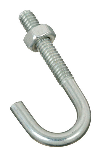 National Hardware - N232-884 - Zinc-Plated Silver Steel 2-5/16 in. L J-Bolt 100 lb. - 1/Pack