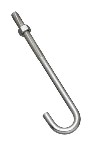 National Hardware - N232-967 - Zinc-Plated Silver Steel 7 in. L J-Bolt 225 lb. - 1/Pack