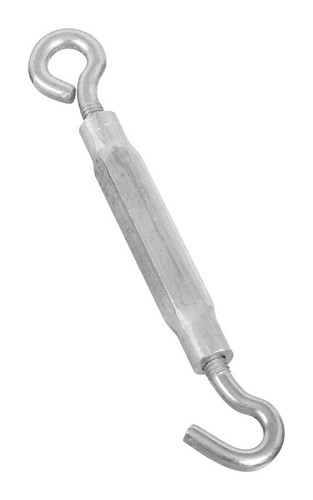 National Hardware - N221-879 - Zinc-Plated Aluminum/Steel Turnbuckle 130 lb. capacity 9 in. L