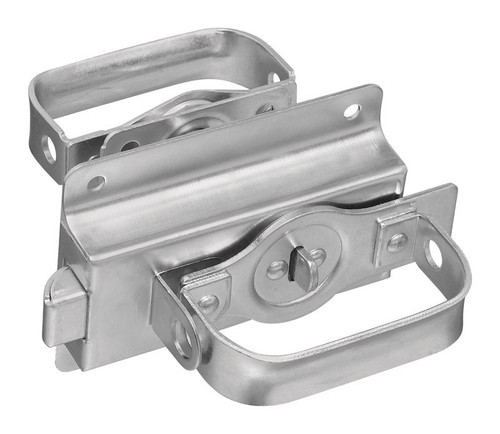 National Hardware - N101-600 - Zinc-Plated Silver Steel Left or Right Handed Gate Latch