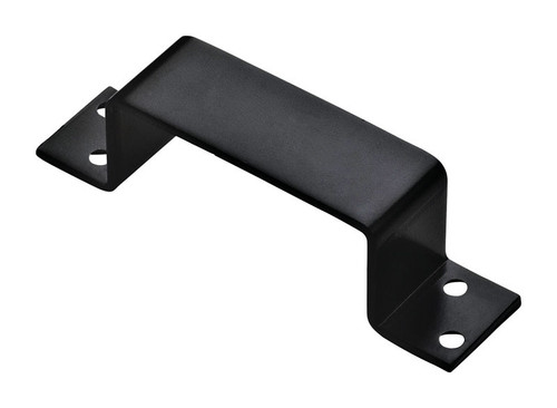 National Hardware - N351-502 - Gloss Black Hot Rolled Steel Closed Bar Holder - 1/Pack