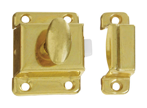 National Hardware - N149-625 - Bright Brass Yellow Steel Cupboard Turn