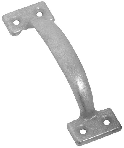 National Hardware - N116-731 - 6-1/2 in. L Galvanized Metallic Steel Door Pull