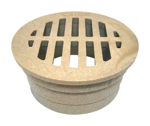 NDS - 16S - 3 in. Sand Round Polyolefin Drain Grate