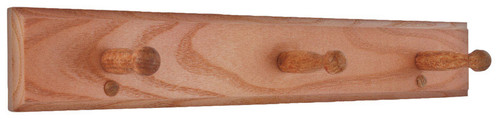 OakBrook - 1659990 - Exquisite 20.5 in. H x 4.8 in. W x 4.75 in. L Wood Oak Robe Hook