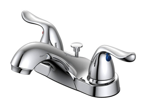 OakBrook - 67499W-6101 - Pacifica Chrome Two Handle Lavatory Pop-Up Faucet 4 in.