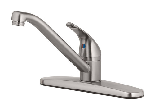 OakBrook - 67210-2304 - Essentials One Handle Brushed Nickel Kitchen Faucet