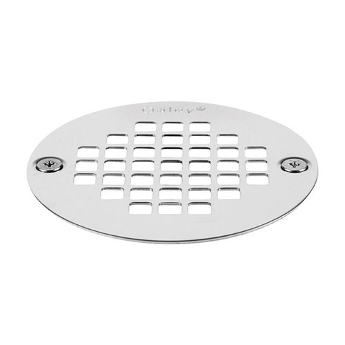 Oatey - 42358 - 3-3/8 in. Polished Chrome Stainless Steel Shower Drain Strainer
