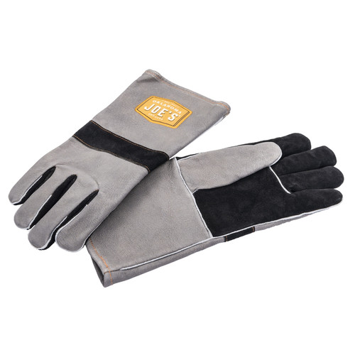 Oklahoma Joe's - 3339484R06 - Leather Gray Grilling Gloves 2/pc.