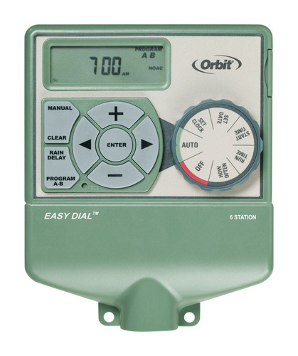 Orbit - 57596 - Easy Dial Programmable 6 zone Sprinkler Timer