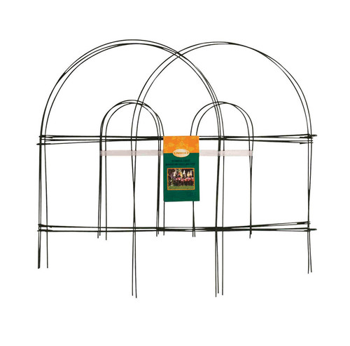 Panacea - 8912A - 10 ft. L x 18 in. H Metal Green Garden Fence