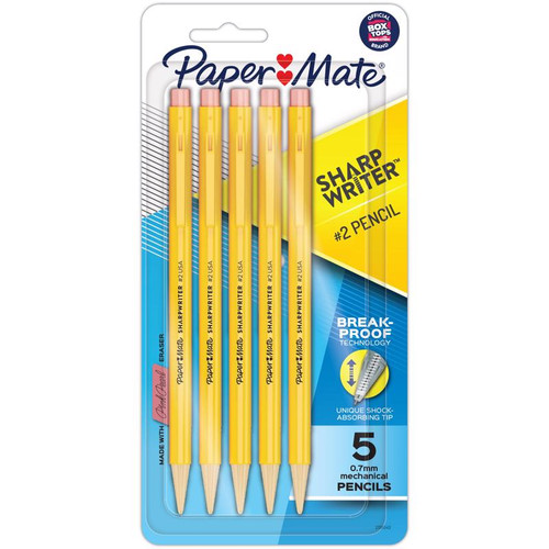 Paper Mate - 3037631PP - SharpWriter 0.7 mm Mechanical Pencil - 5/Pack