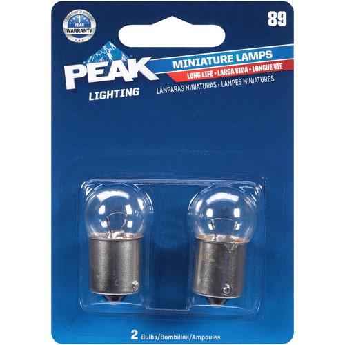 Peak - 89LL-BPP - Halogen Indicator Miniature Automotive Bulb 89