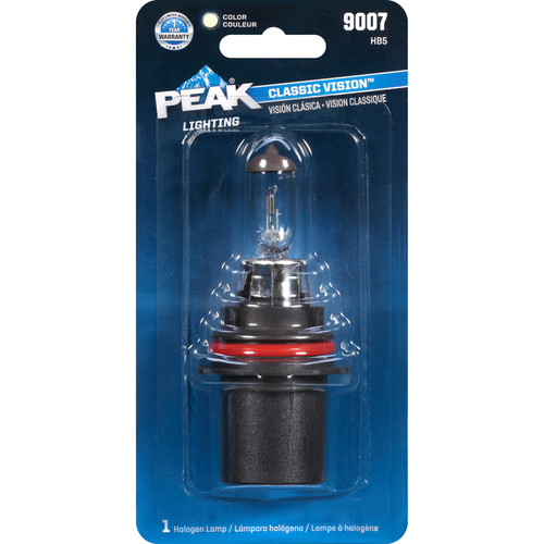 Peak - 9007-BPP - Classic Vision Halogen High/Low Beam Automotive Bulb 9007 HB5